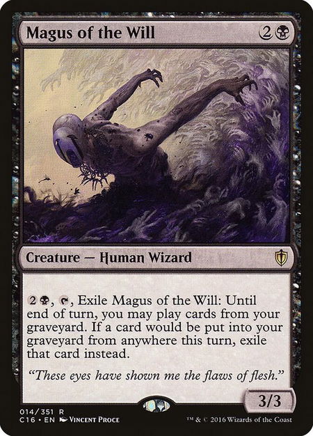 Magus of the Will - Commander 2016 Magic: The Gathering trading card