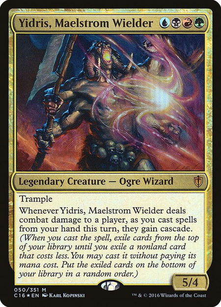 Yidris, Maelstrom Wielder - Commander 2016 Magic: The Gathering trading card