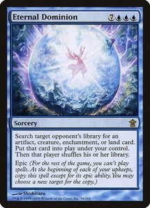 Eternal Dominion - Saviors of Kamigawa (SOK) #36 - Rare Magic: The Gathering Trading Card