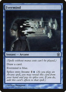 Evermind - Saviors of Kamigawa (SOK) #37 - Uncommon Magic: The Gathering Trading Card