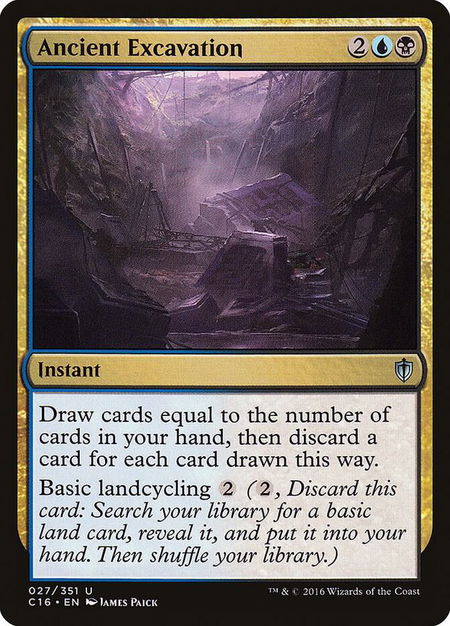 Ancient Excavation - Commander 2016 Magic: The Gathering trading card