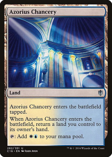 Azorius Chancery - Commander 2016 Magic: The Gathering trading card