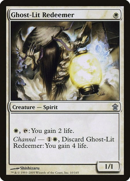 Ghost-Lit Redeemer - Saviors of Kamigawa Magic: The Gathering trading card
