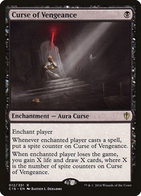Curse of Vengeance - Commander 2016 (C16) #12 - Rare Magic: The Gathering Trading Card