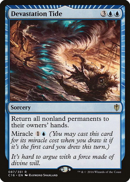 Devastation Tide - Commander 2016 Magic: The Gathering trading card