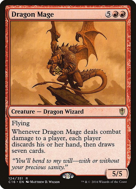 Dragon Mage - Commander 2016 Magic: The Gathering trading card