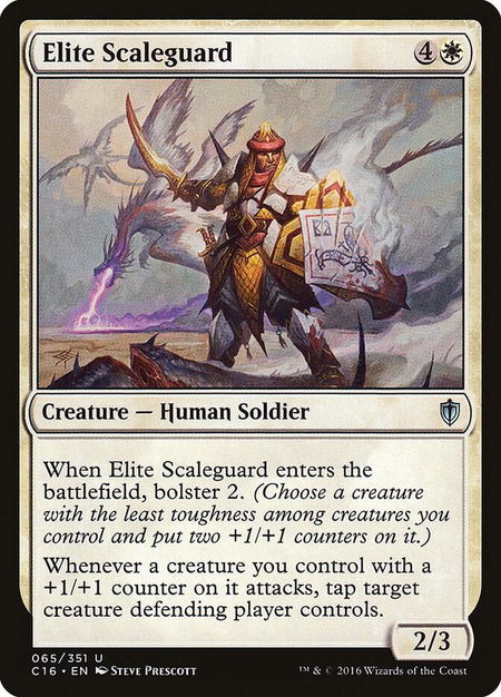 Elite Scaleguard - Commander 2016 Magic: The Gathering trading card