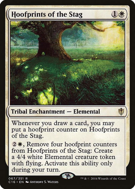 Hoofprints of the Stag - Commander 2016 Magic: The Gathering trading card