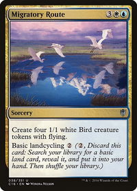 Migratory Route - Commander 2016 (C16) #38 - Uncommon Magic: The Gathering Trading Card