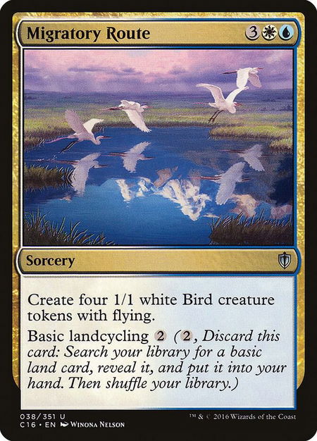 Migratory Route - Commander 2016 Magic: The Gathering trading card