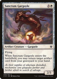 Sanctum Gargoyle - Commander 2016 (C16) #76 - Common Magic: The Gathering Trading Card