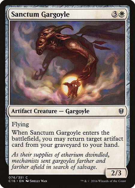 Sanctum Gargoyle - Commander 2016 Magic: The Gathering trading card