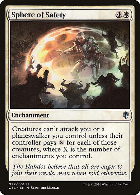 Sphere of Safety - Commander 2016 Magic: The Gathering trading card