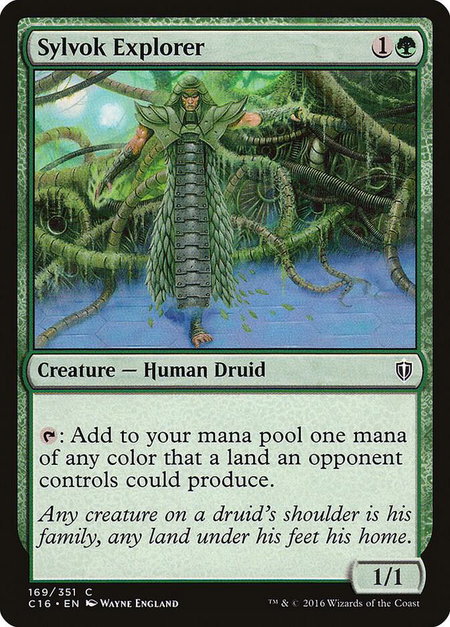 Sylvok Explorer - Commander 2016 Magic: The Gathering trading card