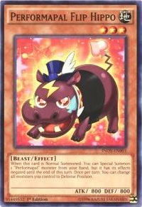 Performapal Flip Hippo - Invasion: Vengeance (INOV) #INOV-EN003 - Common / Short Print YuGiOh Trading Card