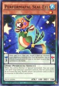 Performapal Seal Eel trading card from Invasion: Vengeance Performapal Seal Eel - Invasion: Vengeance YuGiOh trading card