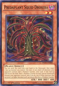 Predaplant Squid Drosera - Invasion: Vengeance (INOV) #INOV-EN008 - Common / Short Print YuGiOh Trading Card