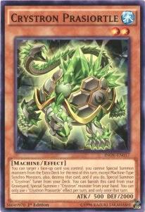 Crystron Prasiortle trading card from Invasion: Vengeance Crystron Prasiortle - Invasion: Vengeance YuGiOh trading card