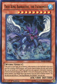 True King Bahrastos, the Fathomer - Invasion: Vengeance (INOV) #INOV-EN021 - Ultra Rare YuGiOh Trading Card