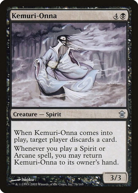 Kemuri-Onna - Saviors of Kamigawa Magic: The Gathering trading card