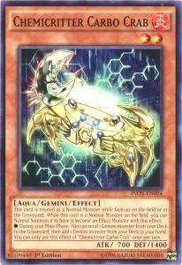 Chemicritter Carbo Crab - Invasion: Vengeance (INOV) #INOV-EN024 - Common / Short Print YuGiOh Trading Card