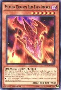 Meteor Dragon Red-Eyes Impact - Invasion: Vengeance (INOV) #INOV-EN028 - Rare YuGiOh Trading Card