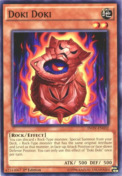 Doki Doki - Invasion: Vengeance YuGiOh trading card