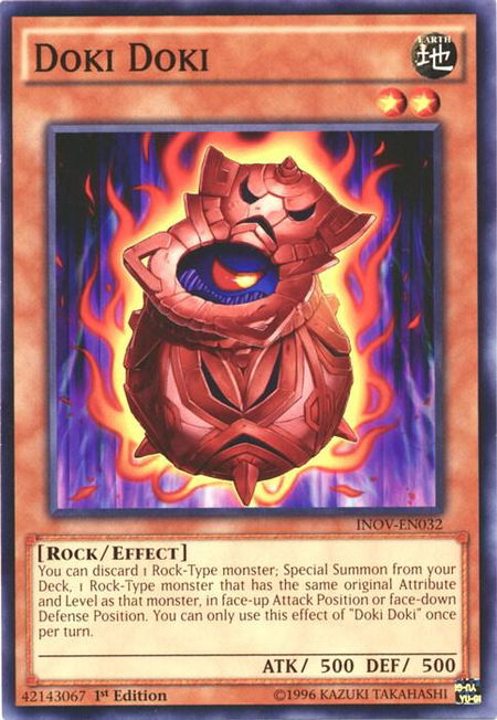 Doki Doki - Invasion: Vengeance YuGiOh trading card