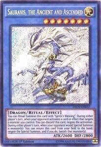 Sauravis, the Ancient and Ascended - Invasion: Vengeance (INOV) #INOV-EN037 - Secret Rare YuGiOh Trading Card