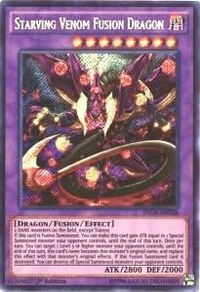 Starving Venom Fusion Dragon - Invasion: Vengeance (INOV) #INOV-EN038 - Secret Rare YuGiOh Trading Card