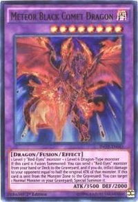 Meteor Black Comet Dragon - Invasion: Vengeance (INOV) #INOV-EN041 - Ultra Rare YuGiOh Trading Card