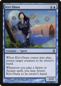 Kiri-Onna - Saviors of Kamigawa (SOK) #43 - Uncommon Magic: The Gathering Trading Card