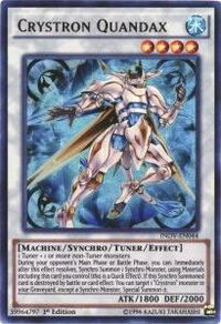Crystron Quandax - Invasion: Vengeance (INOV) #INOV-EN044 - Ultra Rare YuGiOh Trading Card