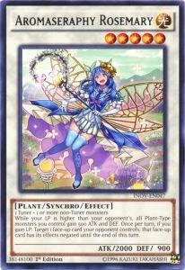 Aromaseraphy Rosemary trading card from Invasion: Vengeance Aromaseraphy Rosemary - Invasion: Vengeance YuGiOh trading card