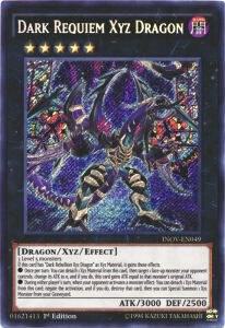 Dark Requiem Xyz Dragon trading card from Invasion: Vengeance Dark Requiem Xyz Dragon - Invasion: Vengeance YuGiOh trading card