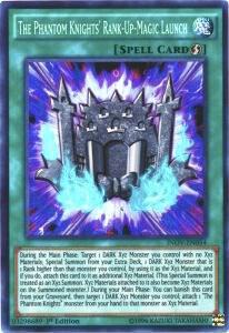 The Phantom Knights' Rank-Up-Magic Launch trading card from Invasion: Vengeance The Phantom Knights' Rank-Up-Magic Launch - Invasion: Vengeance YuGiOh trading card
