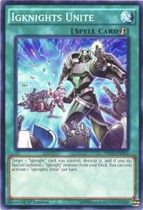 Igknights Unite - Invasion: Vengeance YuGiOh trading card