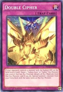 Double Cipher trading card from Invasion: Vengeance Double Cipher - Invasion: Vengeance YuGiOh trading card