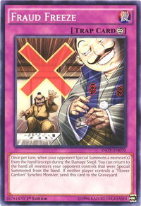 Fraud Freeze - Invasion: Vengeance (INOV) #INOV-EN070 - Common / Short Print YuGiOh Trading Card