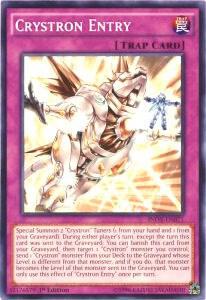 Crystron Entry trading card from Invasion: Vengeance Crystron Entry - Invasion: Vengeance YuGiOh trading card