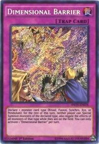 Dimensional Barrier - Invasion: Vengeance (INOV) #INOV-EN078 - Secret Rare YuGiOh Trading Card