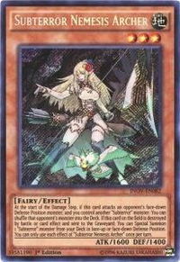 Subterror Nemesis Archer - Invasion: Vengeance (INOV) #INOV-EN082 - Secret Rare YuGiOh Trading Card