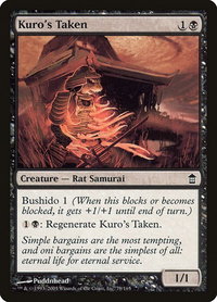 Kuro's Taken - Saviors of Kamigawa (SOK) #79 - Common Magic: The Gathering Trading Card