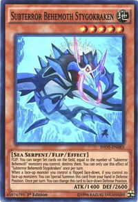 Subterror Behemoth Stygokraken - Invasion: Vengeance (INOV) #INOV-EN083 - Super Rare YuGiOh Trading Card
