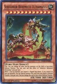 Subterror Behemoth Ultramafus - Invasion: Vengeance (INOV) #INOV-EN084 - Ultra Rare YuGiOh Trading Card