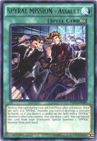 SPYRAL MISSION - Assault - Invasion: Vengeance (INOV) #INOV-EN088 - Rare YuGiOh Trading Card
