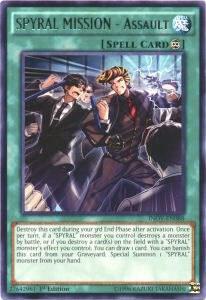 SPYRAL MISSION - Assault trading card from Invasion: Vengeance SPYRAL MISSION - Assault - Invasion: Vengeance YuGiOh trading card
