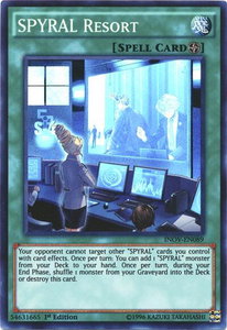 SPYRAL Resort - Invasion: Vengeance (INOV) #INOV-EN089 - Super Rare YuGiOh Trading Card