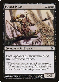 Locust Miser - Saviors of Kamigawa (SOK) #80 - Uncommon Magic: The Gathering Trading Card