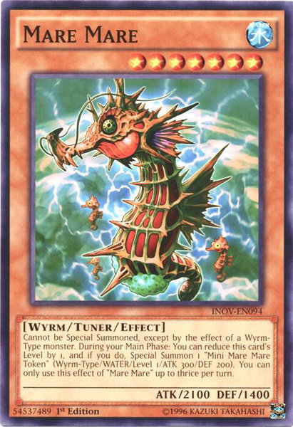 Mare Mare trading card from Invasion: Vengeance Mare Mare - Invasion: Vengeance YuGiOh trading card